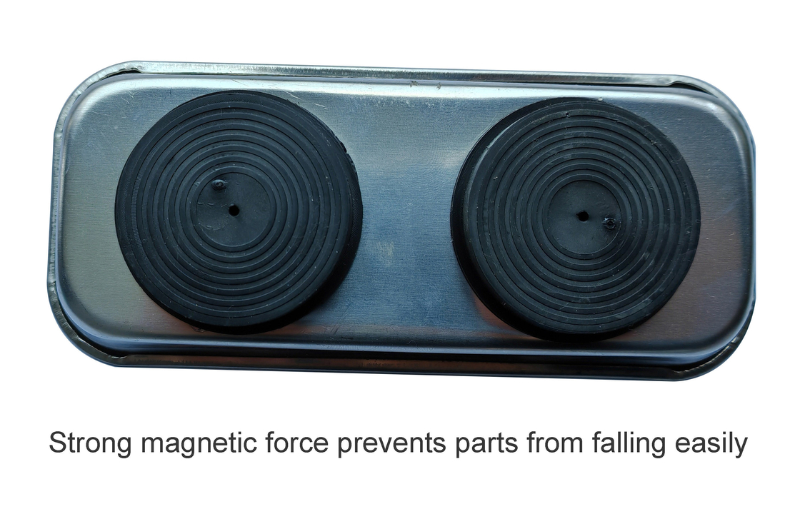Το μαγνητικό ανοξείδωτο 150*65mm κύπελλων ορθογωνίων κρατά τα μπουλόνια, τα καρύδια, τις βίδες και τα μέρη