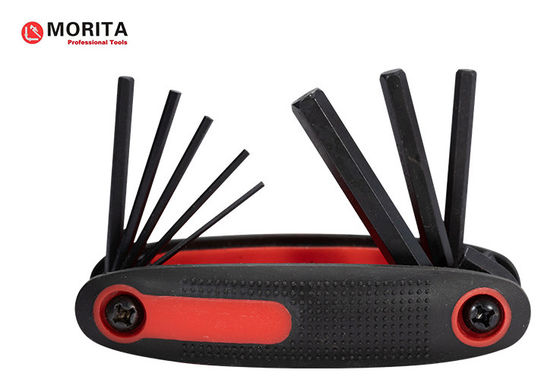 Αγορά Πτυσσόμενο κιτ κλειδιού allen 8 τμχ CR-V χάλυβας 1,5mm, 2mm, 2,5mm, 3mm, 4mm, 5mm, 6mm, 8mm/T9, T10, T15, T20, T25, T27, T30, T40 online manufacture