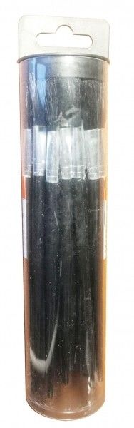 Μαύρη πλαστική βούρτσα ροής ύλης συγκολλήσεως λαβών 25 PC, όξινη εύκολη λειτουργία βουρτσών ροής